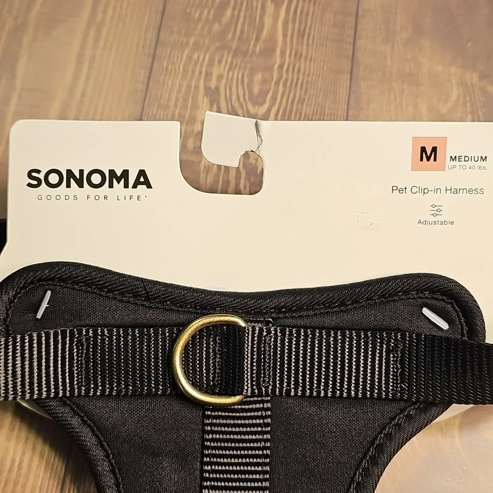 Sonoma Black Pet Harness